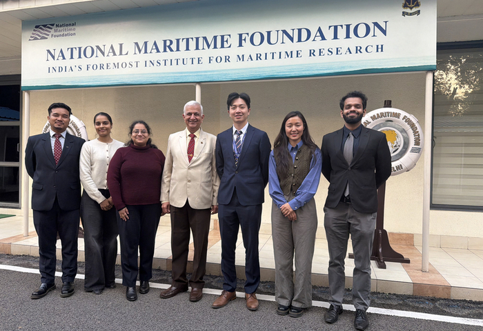 印度海事智庫首收外籍實習生　何偉豪促台印交流獲肯定