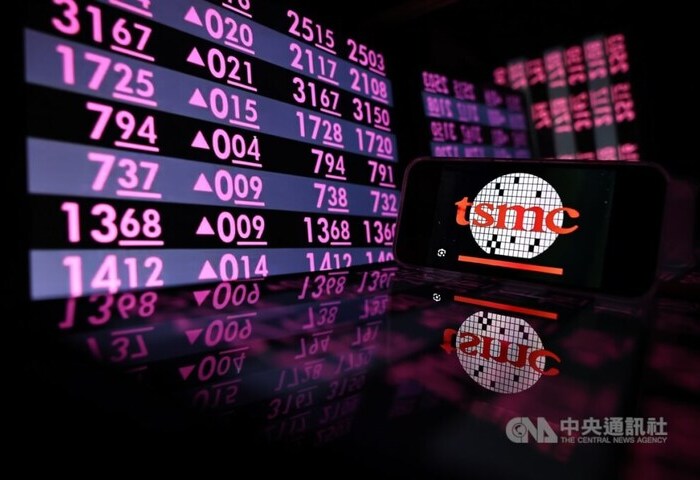 台股示意圖。（中央社檔案照片）