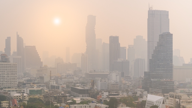 泰國PM2.5警戒升溫　22府超標北中部最嚴重