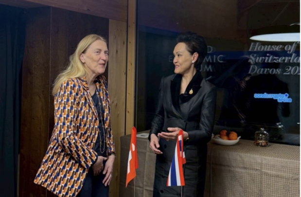 蘇帕吉會晤瑞士官員　力拚擴大雙邊貿易投資