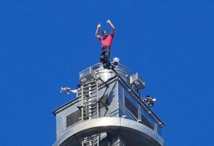 霍諾德攀台北101登頂　照片影音全紀錄