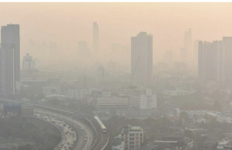 曼谷PM2.5全區橘色警示　空品達健康影響