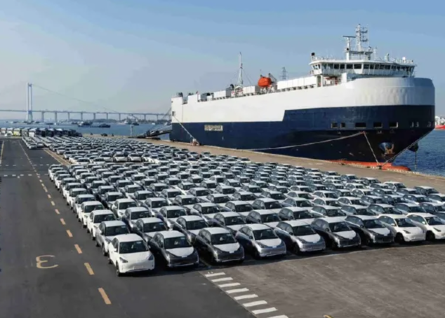 中國汽車出口創高　新能源車成長帶動