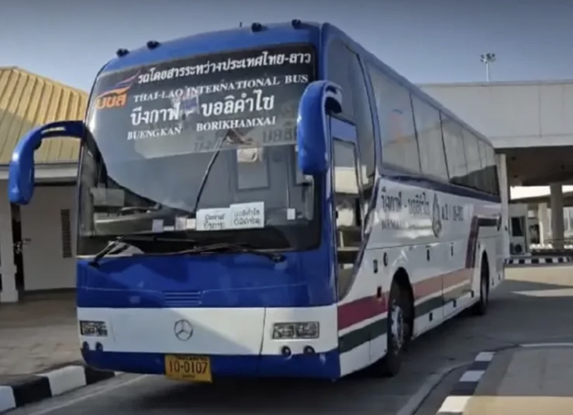 汶干直通寮國波里坎賽　泰寮跨境巴士啟航