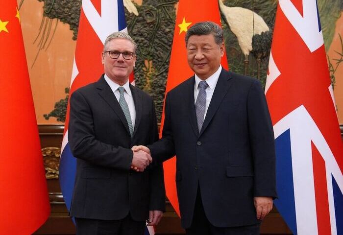 習近平施凱爾會面 中英稱發展長期全面戰略夥伴關係