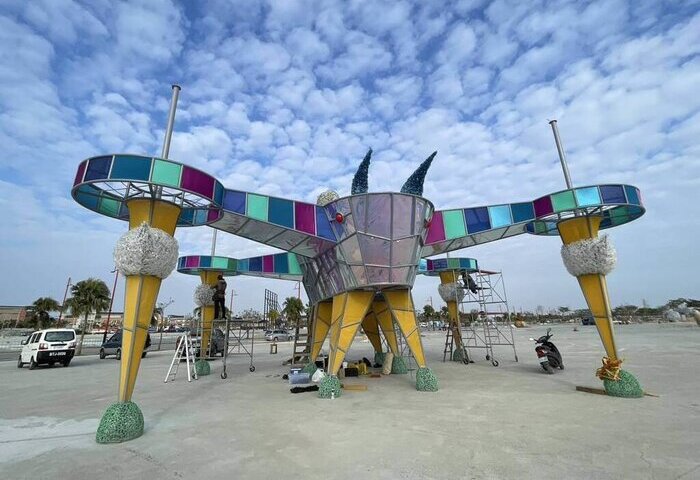 2026台灣燈會在嘉縣 打造巨型「農業無人機」花燈