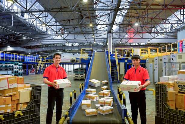 泰國郵政EMS撐營收　全年破百億泰銖