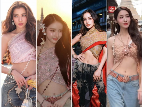 泰式披肩搭牛仔褲　你#曼谷挑戰了嗎