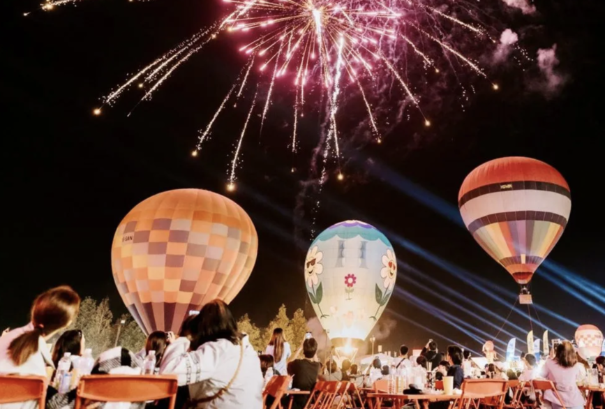 清萊熱氣球嘉年華登場　浪漫升空迎情人節