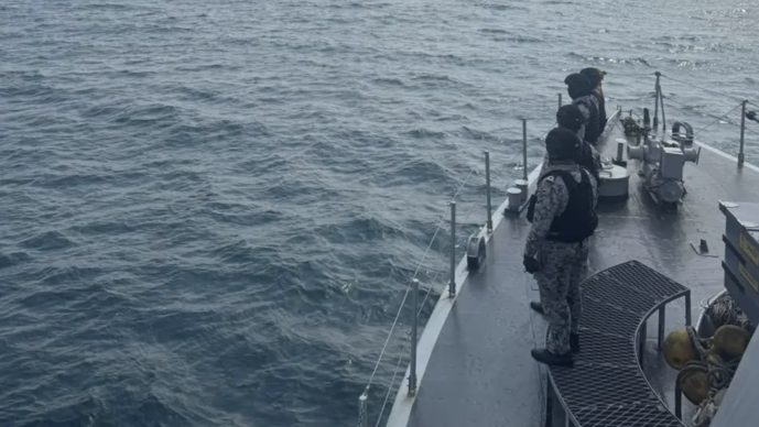 泰國海軍出動巡防　驅離柬埔寨漁船越界作業