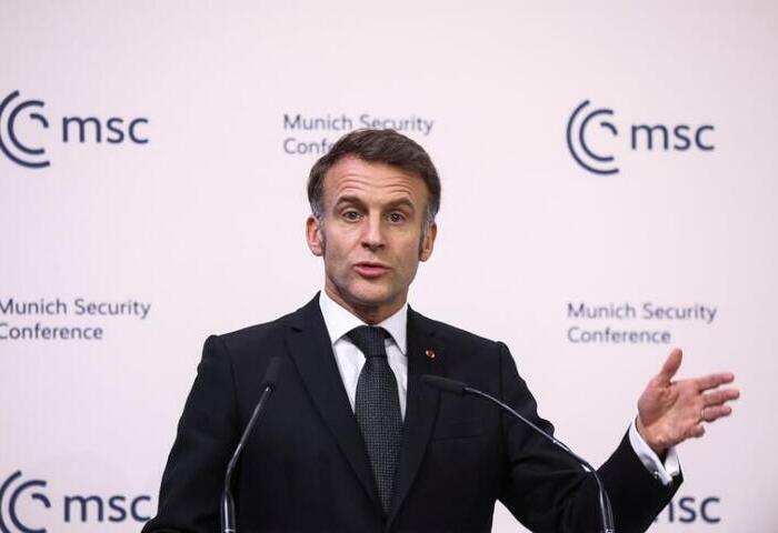 慕尼黑安全會議　美俄壓力下馬克宏重申強化歐洲防禦