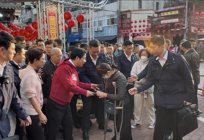 賴總統台南發福袋　盼通過總預算及國防特別預算