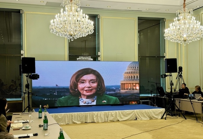 柏林世界論壇　裴洛西：孤立台灣將引發全球性災難