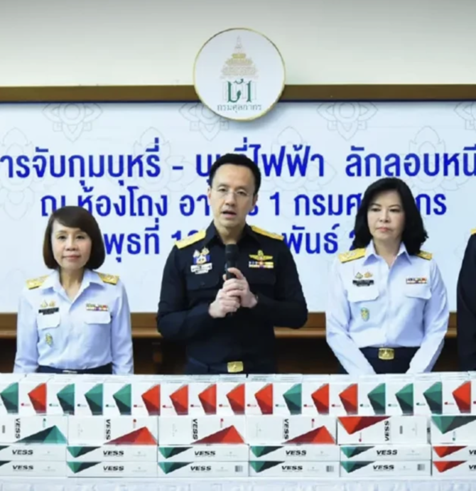 泰海關查扣1.696億泰銖私菸電子煙　走私改採螞蟻搬運