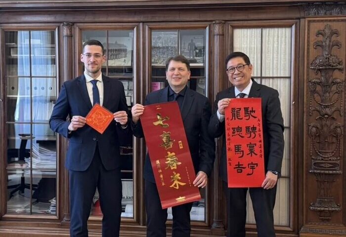 斯洛伐克首都舊城區市長向台灣賀年　盼深化雙邊關係