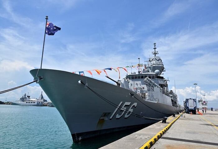 澳洲軍艦通過台海　國防部：國際水域享有航行權利