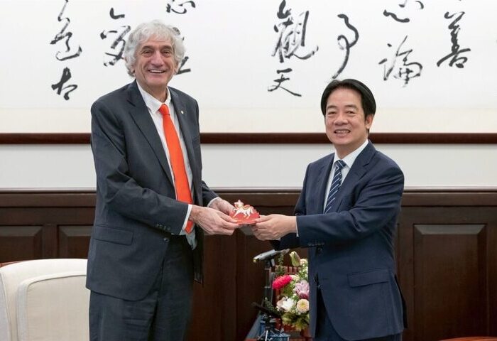 總統接見諾貝爾物理獎得主馬丁尼斯　感謝助台推進量子科技發展