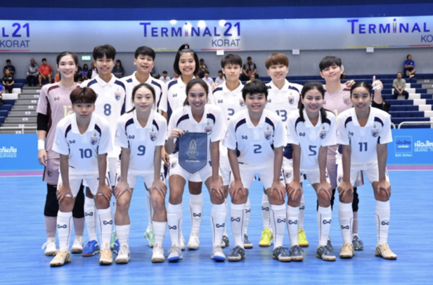 泰女足室內8比0勝馬來西亞　晉級東協4強