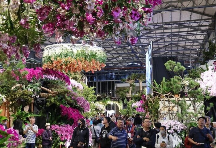 2026台灣國際蘭展開展　大批民眾入園賞蘭