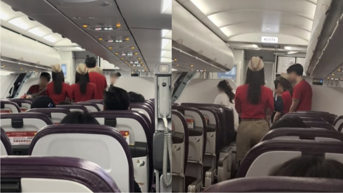 泰情侶機上鬧事　遭請離台北航班