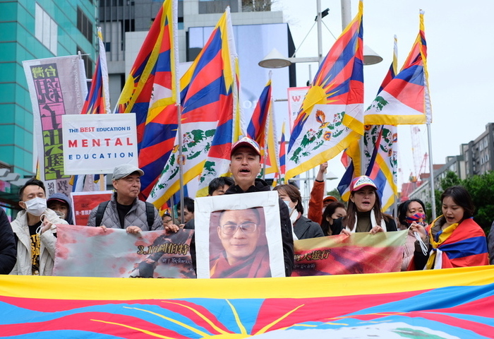 西藏抗暴67週年遊行　籲台灣人共同反對跨國鎮壓