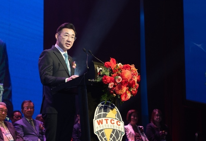 江啟臣肯定台商拚勁和韌性　在國際舞台展現龍馬精神