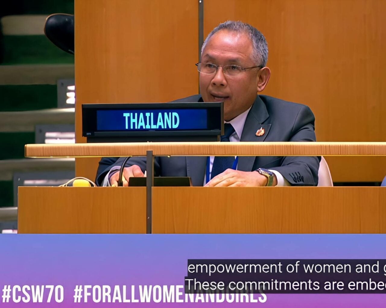 赴聯合國倡議女權　泰挺女力消除歧視
