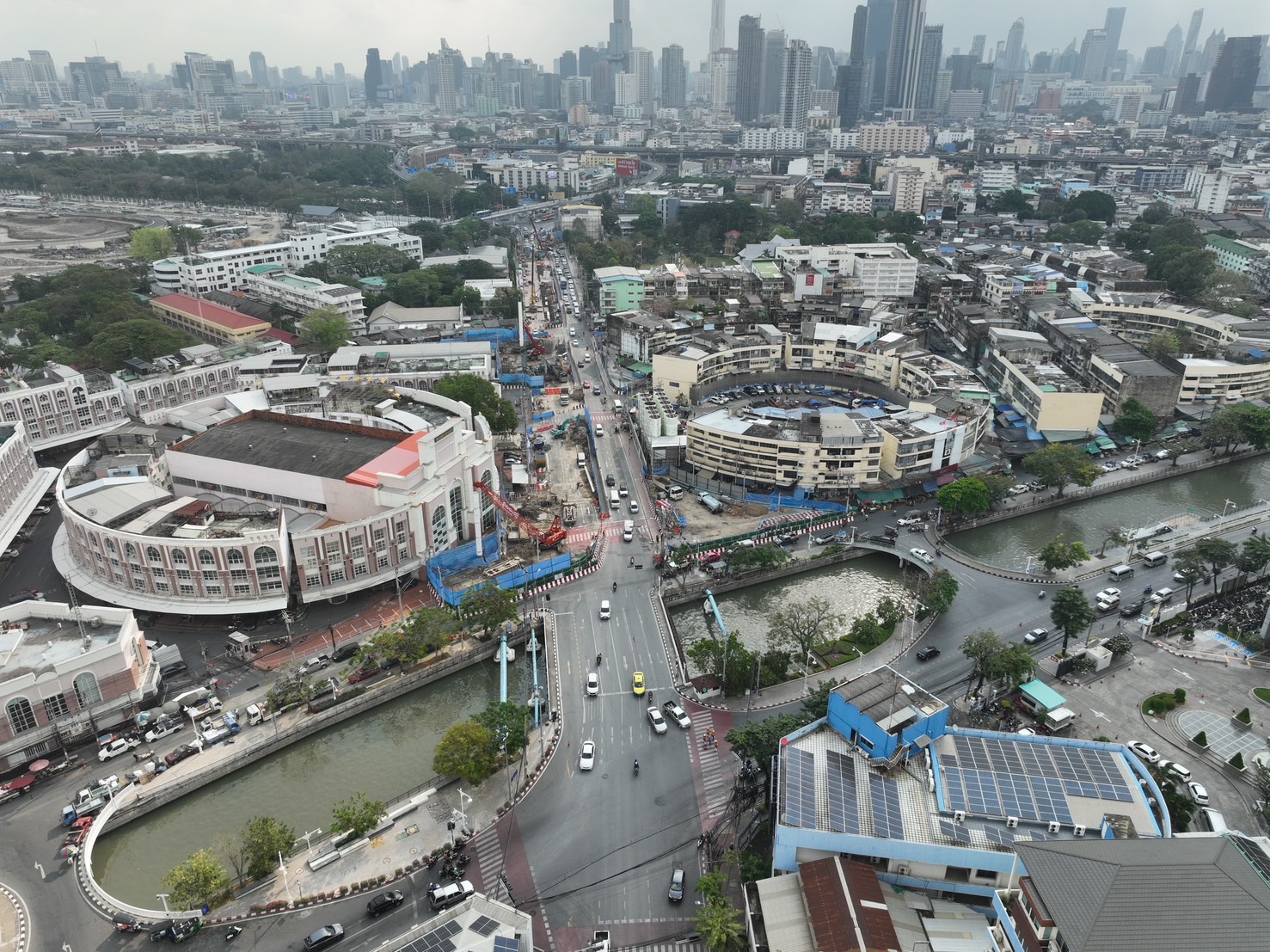 曼谷橘線西段施工　多座橋梁將實施改道