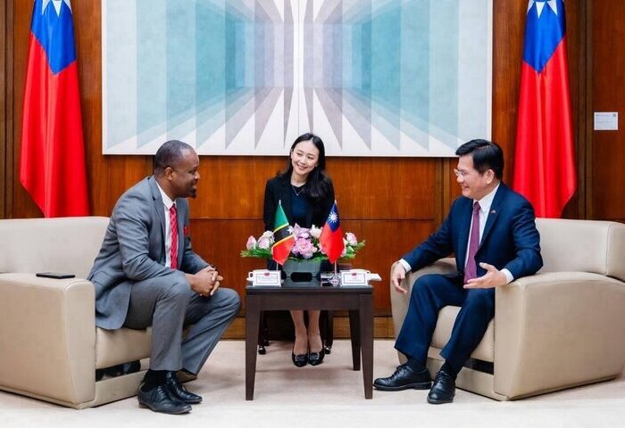 林佳龍接見聖克里斯多福2部長　感謝堅定支持台灣