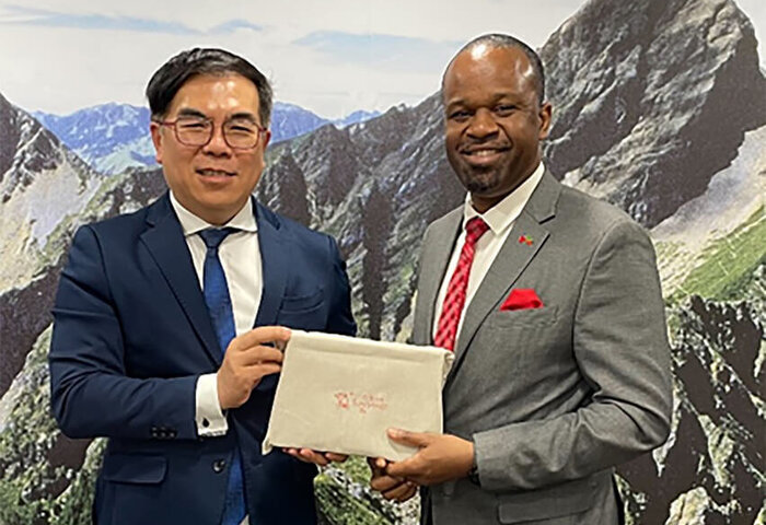 彭啓明接見聖克里斯多福2部長　深化雙邊環境合作