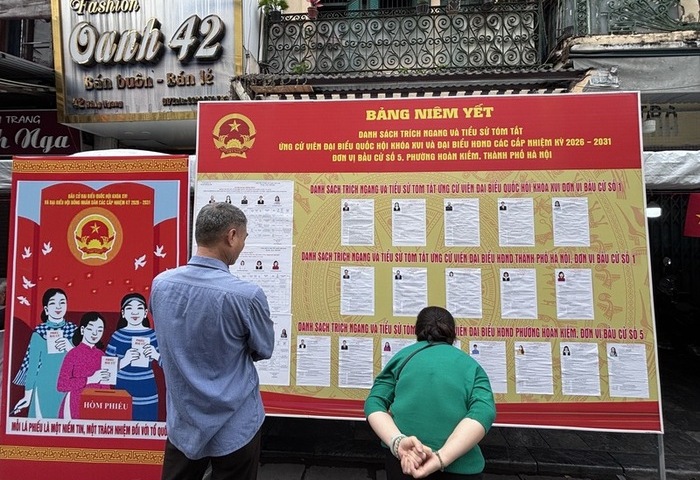 越南民眾5年一度投票喊開心　盼選出有利國家代表