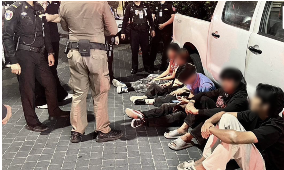 芭達雅步行街爆衝突　警方拘留9名外籍勞工