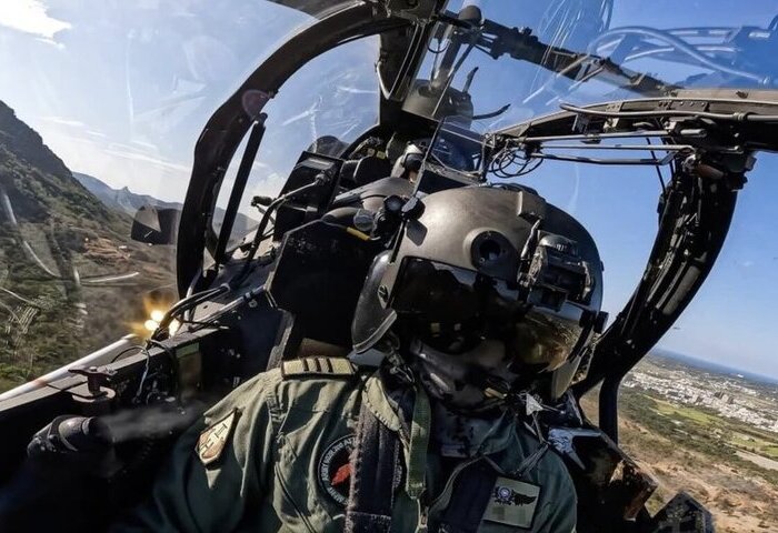 陸軍航特602旅恆春實彈射擊　直升機克服落山風完成訓練