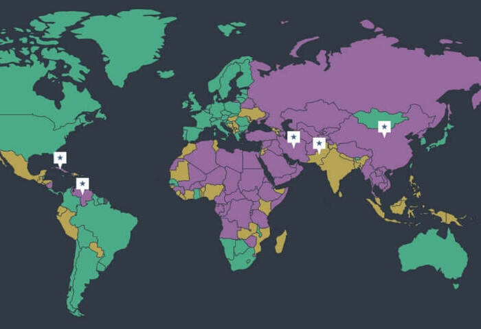 自由之家：全球自由度台灣93分亞洲第2　美國跌至81分50年最低