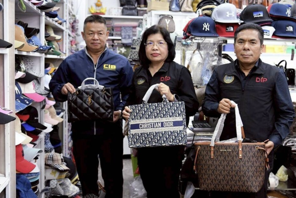 掃蕩侵權商品　曼谷商場查扣破億