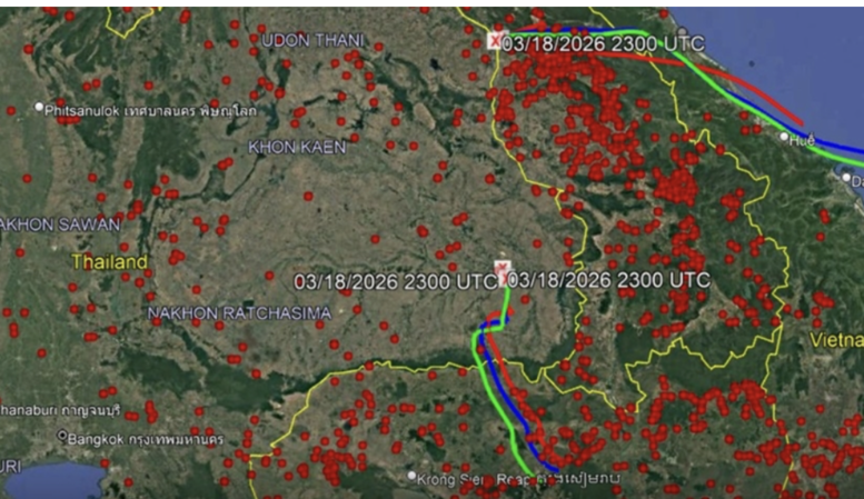 泰國熱點430處　東北空污升溫