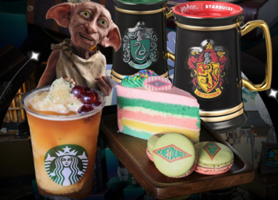 星巴克聯名哈利波特　魔法系列23日登場