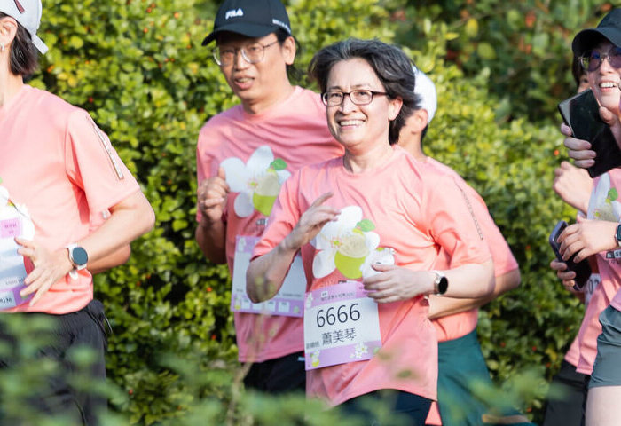 蕭副總統赴花蓮柚花路跑　邀歐洲駐台代表挺在地產業