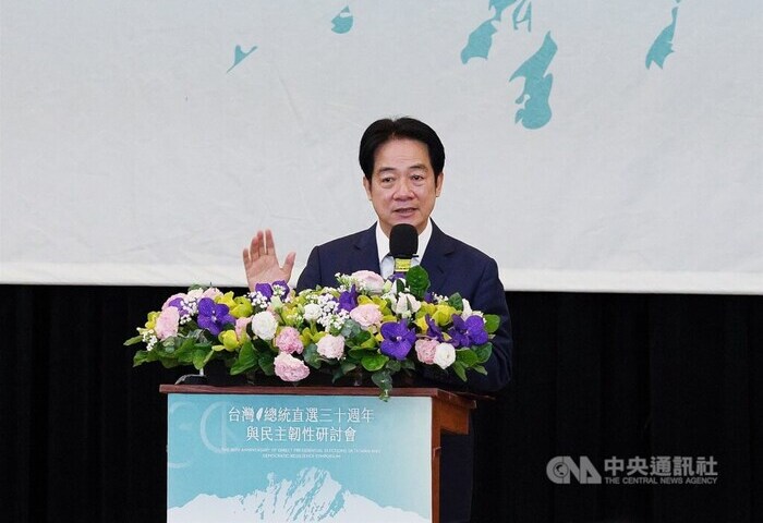 總統直選30年　賴總統：有實力才能守住民主自由
