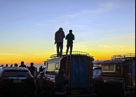 因他儂山低溫9度　清邁平地高溫達38度