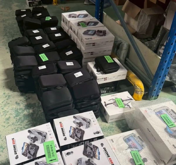 查獲走私無人機　逾2000架遭扣