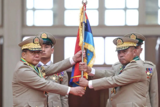 敏昂萊卸軍職　布局參選緬甸總統