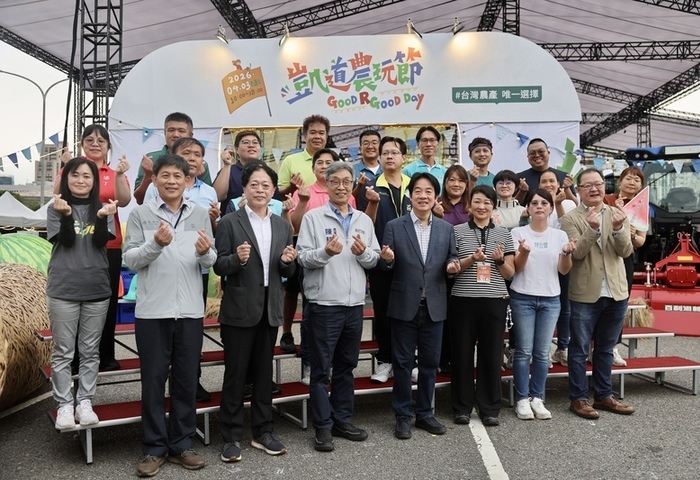 總統出席凱道農玩節　肯定食農教育籲支持在地農產