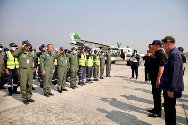 泰北空污與野火加劇　政府增派直升機應對