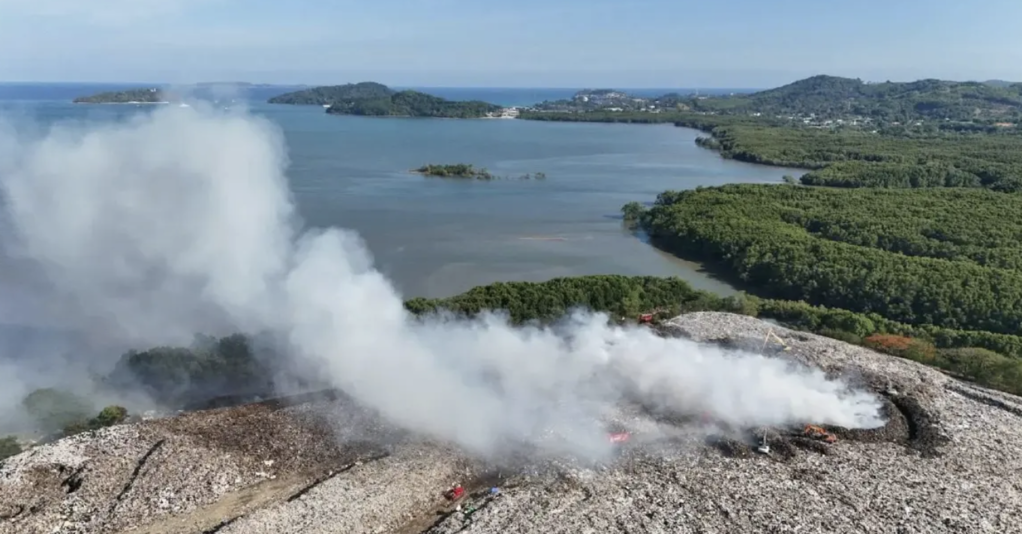 普吉垃圾場火勢受控8成　濃煙仍影響社區