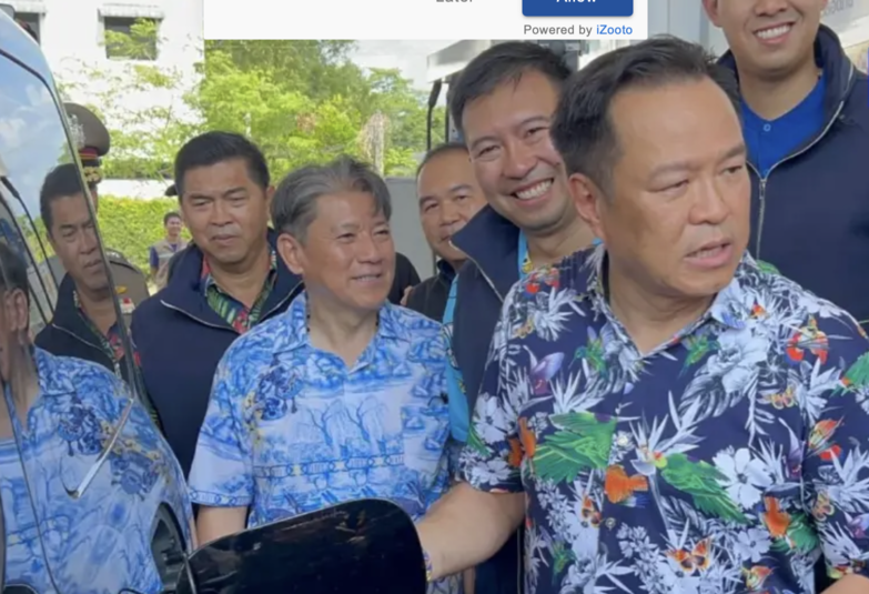 宋干節油價調降有譜　總理赴尖竹汶視察油站