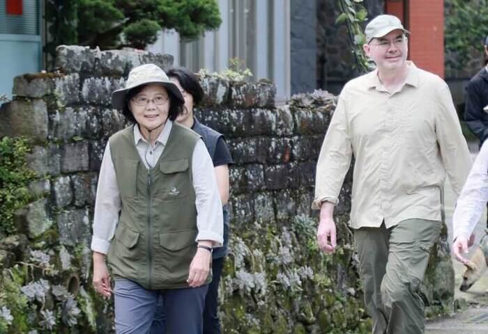 蔡英文約谷立言爬山：台美關係像攀登山頂堅實夥伴