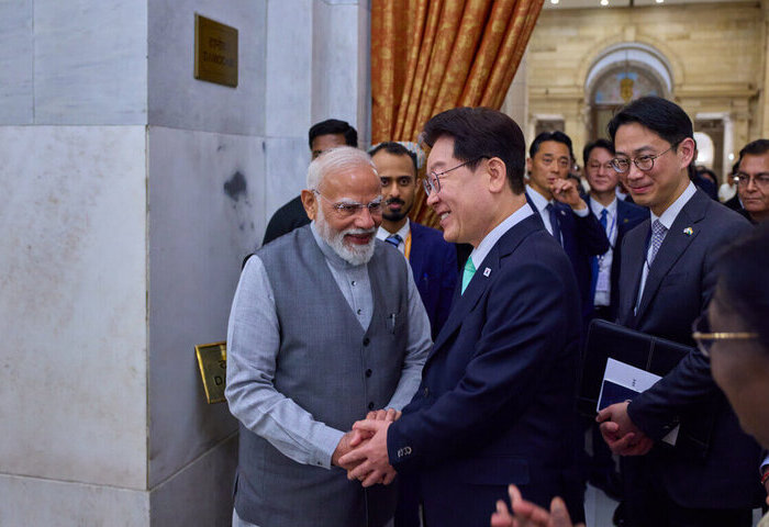 韓國印度領袖會談　籲加強合作因應中東情勢