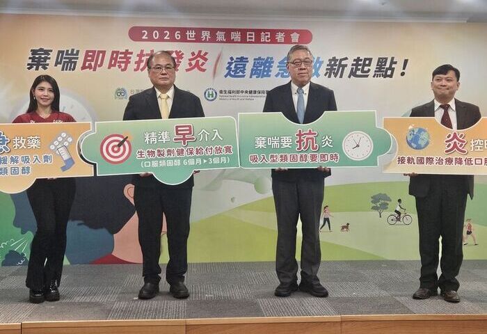 200萬人氣喘苦　日常吸入型類固醇抗發炎降急性發作