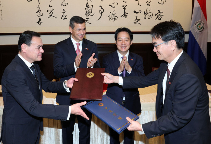 台灣巴拉圭簽3合作文件深化雙邊關係　兩國元首見證